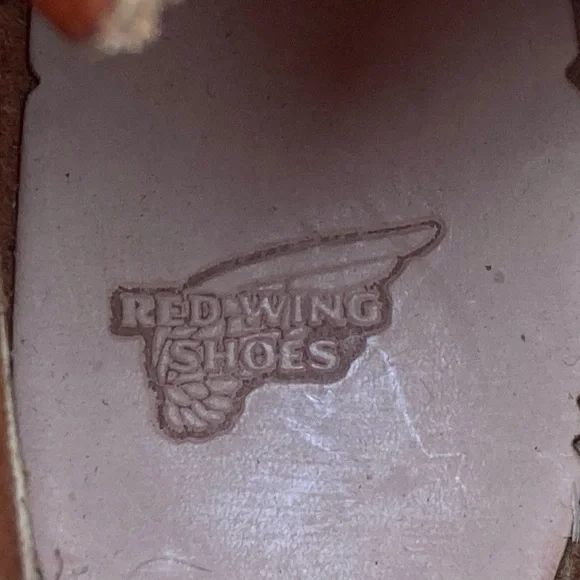 Red Wing Shoes Men's Brown Leather Boots - Classic Moc Heritage #875 - Picture 6 of 13